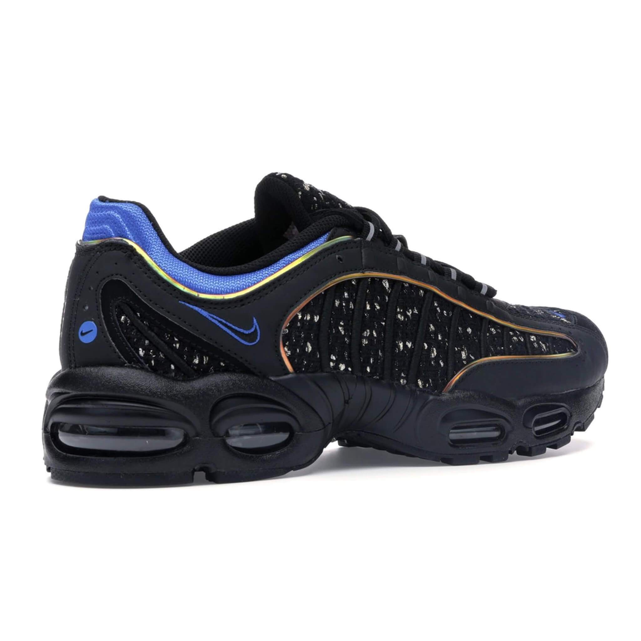 supreme x nike air max tailwind 4 black hyper cobalt