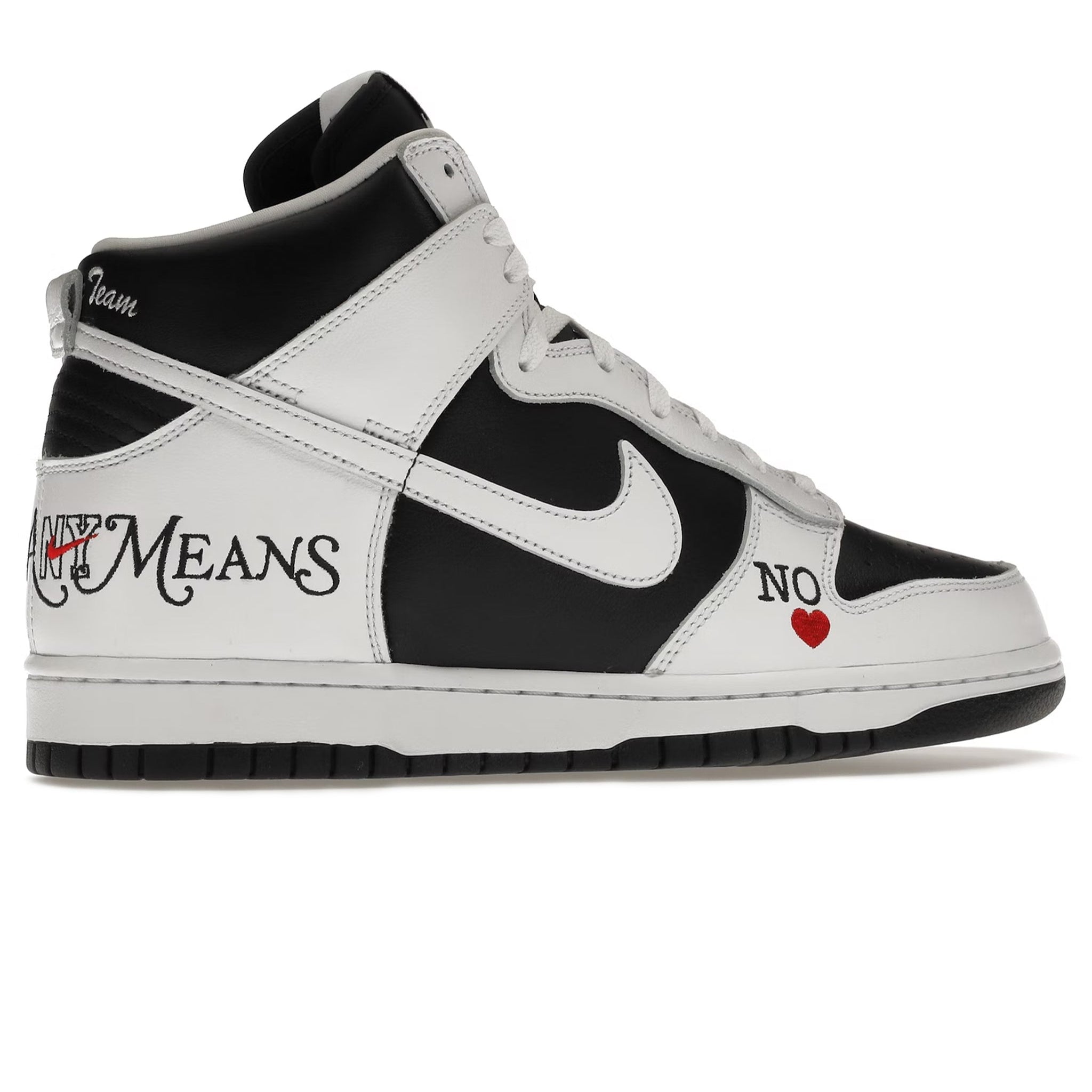 SB Dunk High Supreme - By Any Means - White/Black