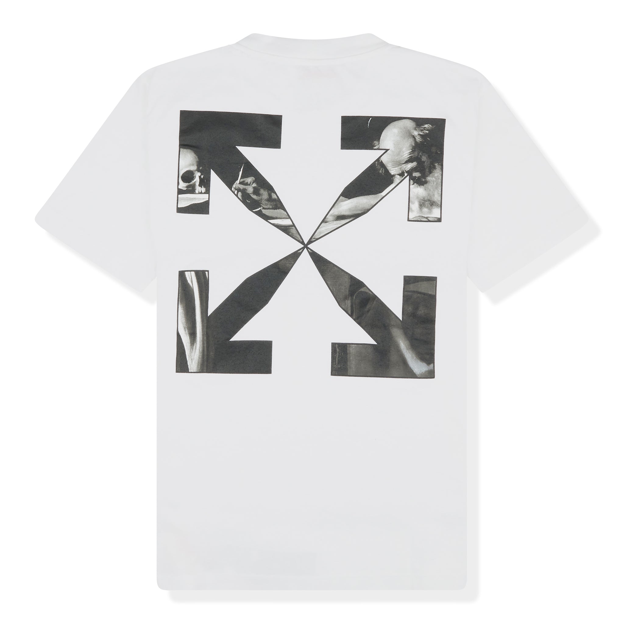 Off-White Caravaggio Arrows White T Shirt | Crepslocker