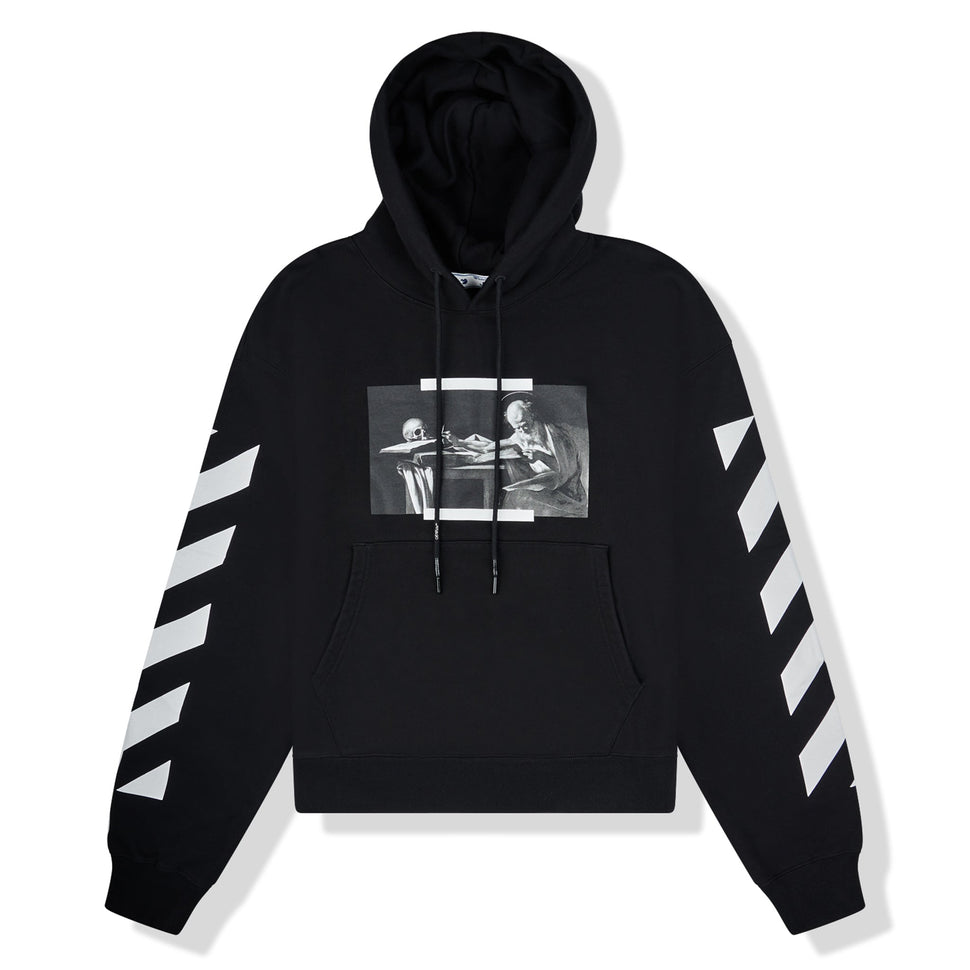 Off-White Caravaggio Black Hoodie | Crepslocker