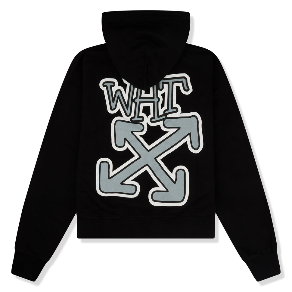 Marc Jacobs logo-print drawstring hoodie - Black