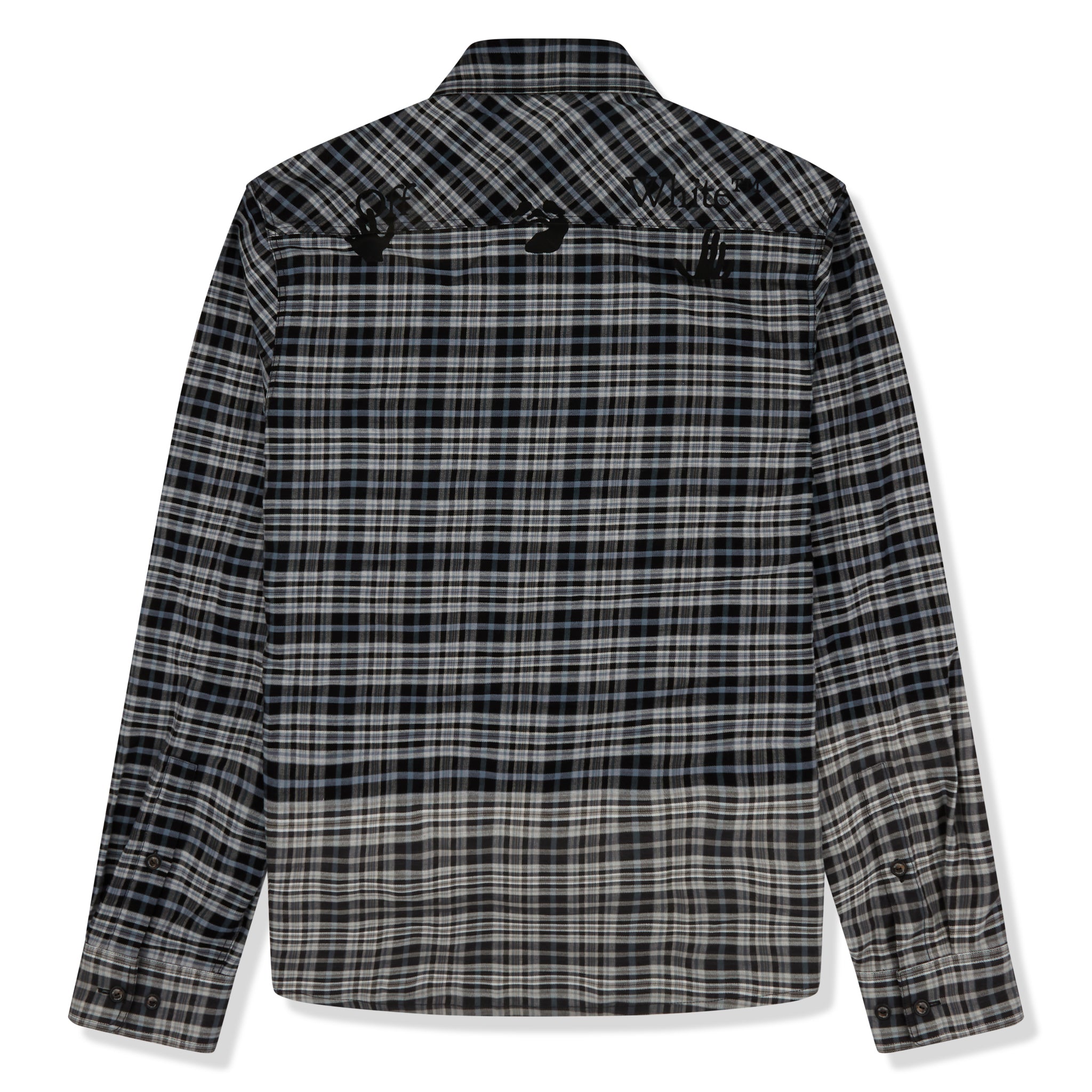 Off - White Hands Off Check Flannel Shirt - Louis Vuitton Monogram Denim  Baggy PM Shoulder Bag Blue M95049