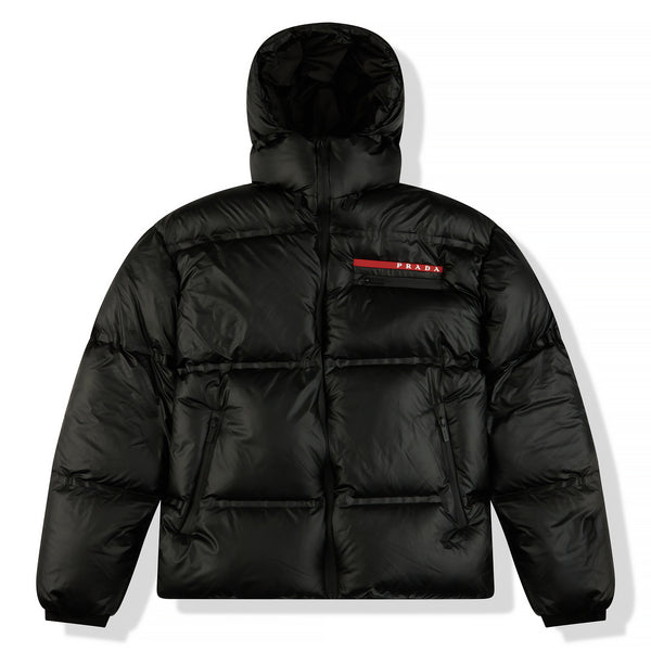 Prada Oversized Technical Nylon Black Jacket | Crepslocker | Prada x adidas  Forum Low White GY7042