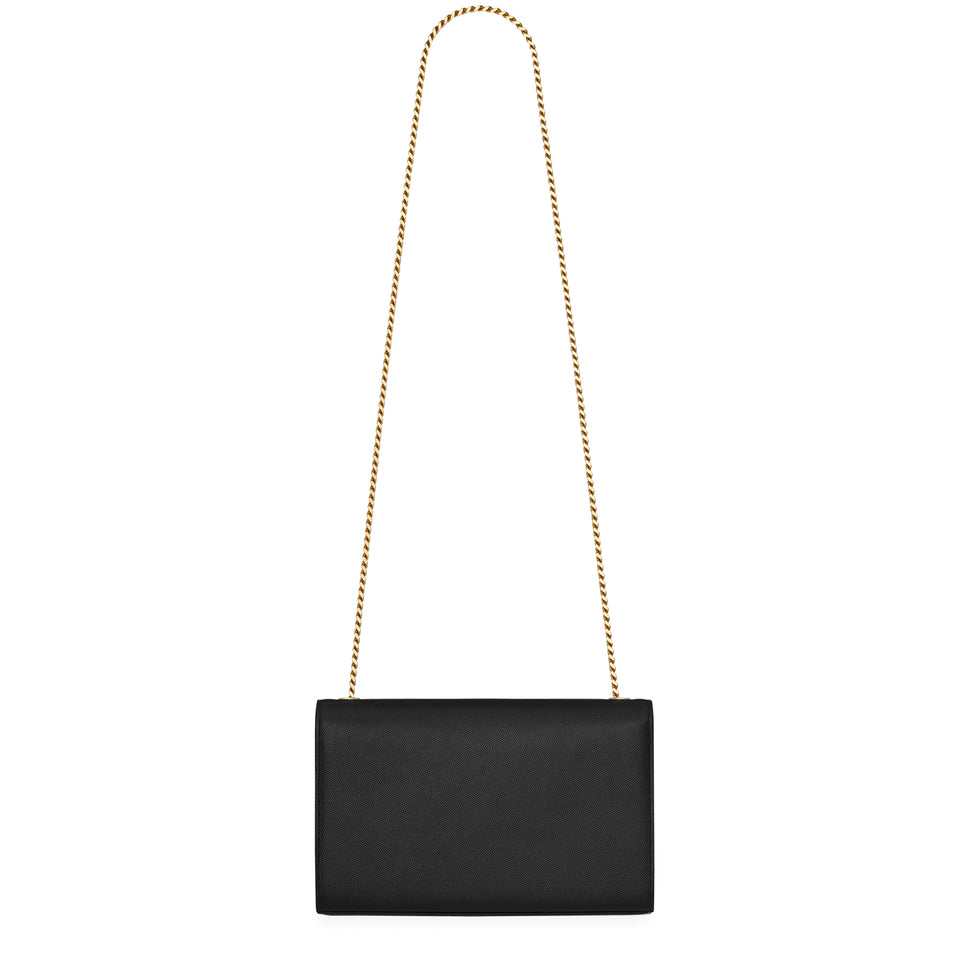 Saint Laurent Kate Medium Leather Shoulder Bag Black