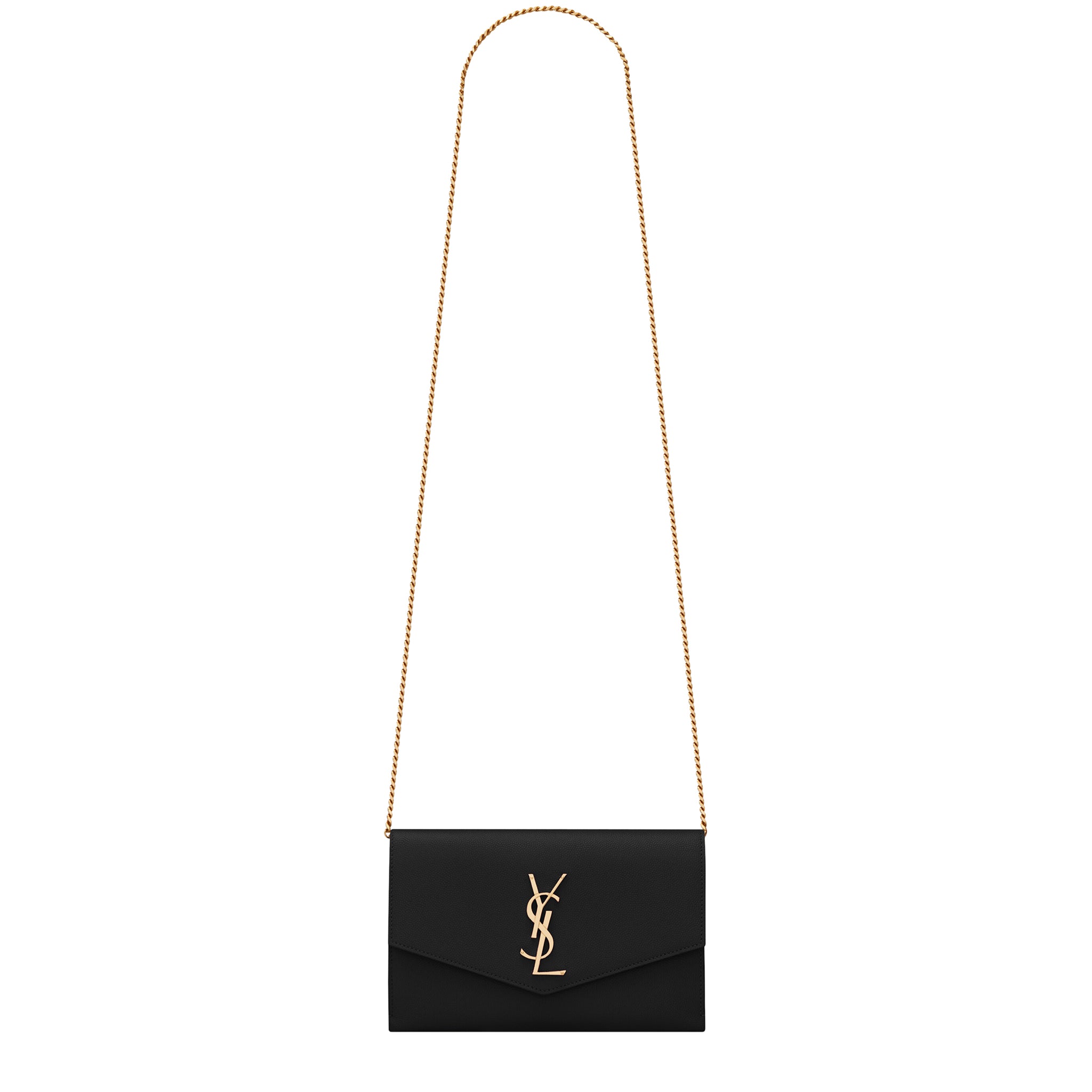 Kate Monogramme Saint Laurent Kate medium croco Black Leather ref