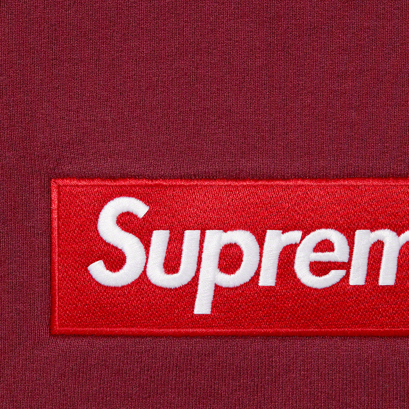 Supreme Box Logo Cardinal Sweatshirt Century (FW22)