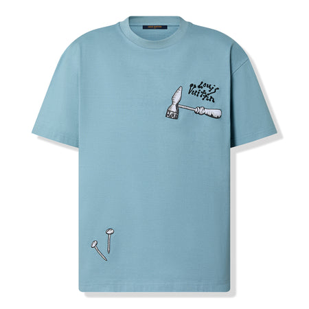 Louis Vuitton LV Multi Tools Embroidered Blue T Shirt