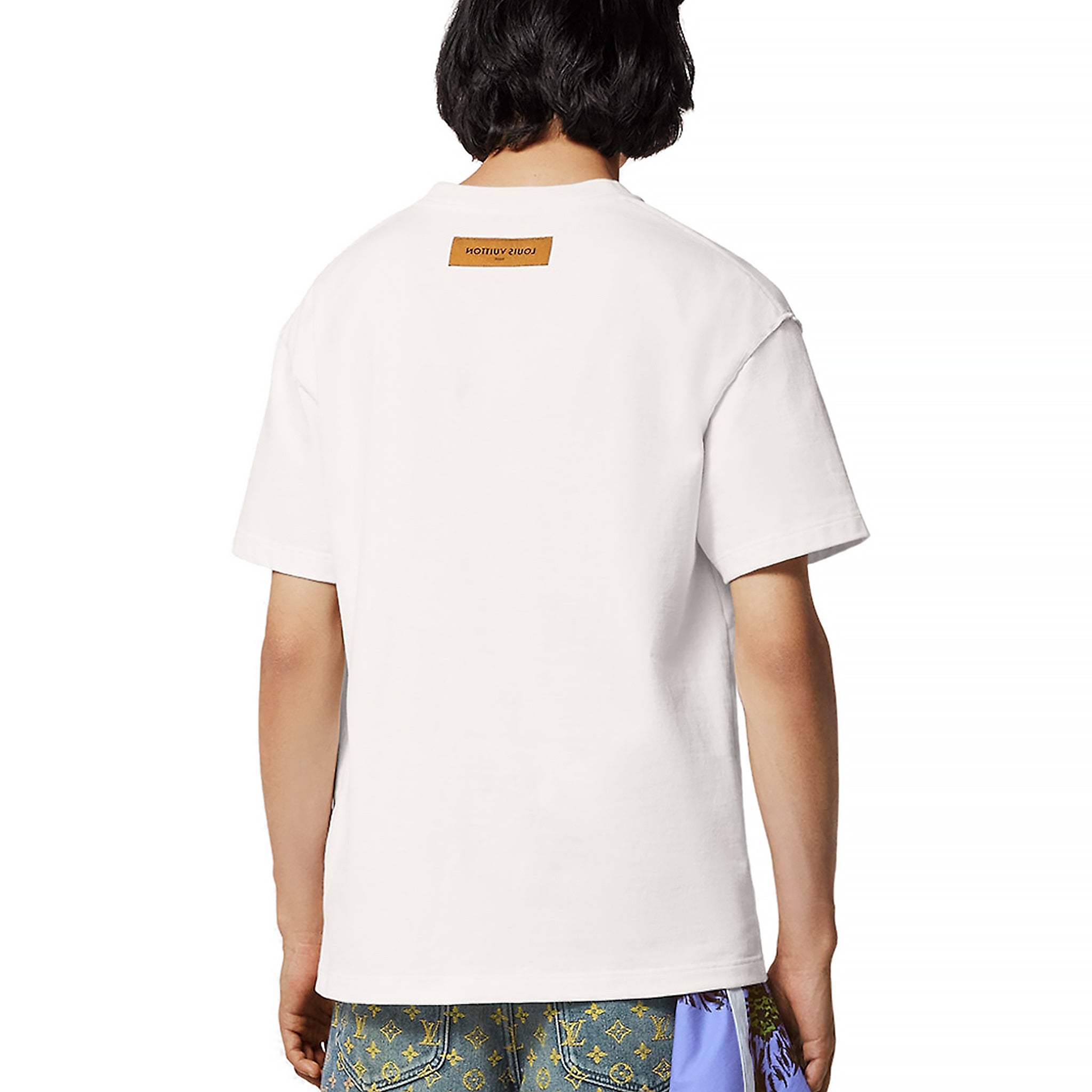 Louis Vuitton LV Escale Printed T-Shirt, White, XXL