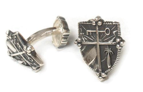 Crest cufflinks