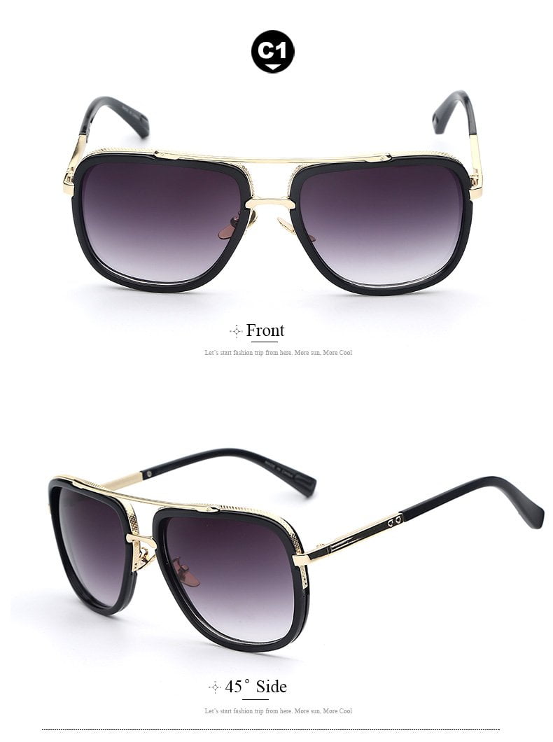 Vintage Big Frame Sunglasses - Classica Store