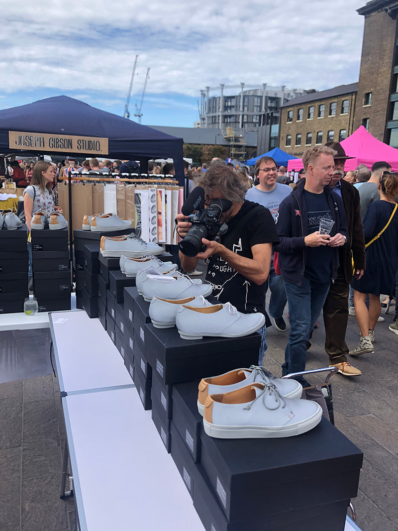 Footwear Designer Tracey Neuls at Art Car Boot Fair 2018, King's Cross, London