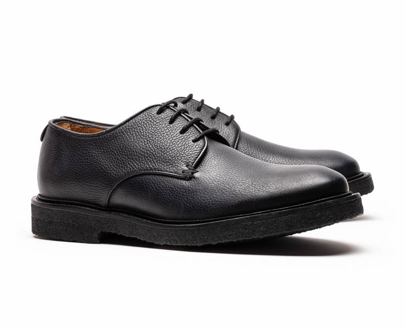 Men's designer lace up leather shoes, genuine Italian leather