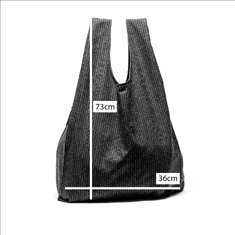SHOPPER Denim Blue | Corduroy Bag | Tracey Neuls