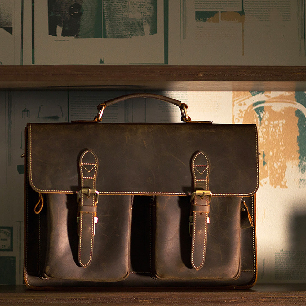 nice leather briefcase