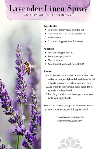 diy lavender linen spray