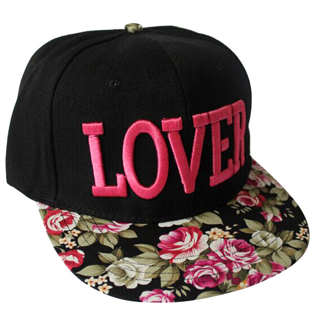 Women Men Cap Fashion Cotton Caps Letter Solid Adult baseball Cap Black Lover Hat Snapback Women Cap