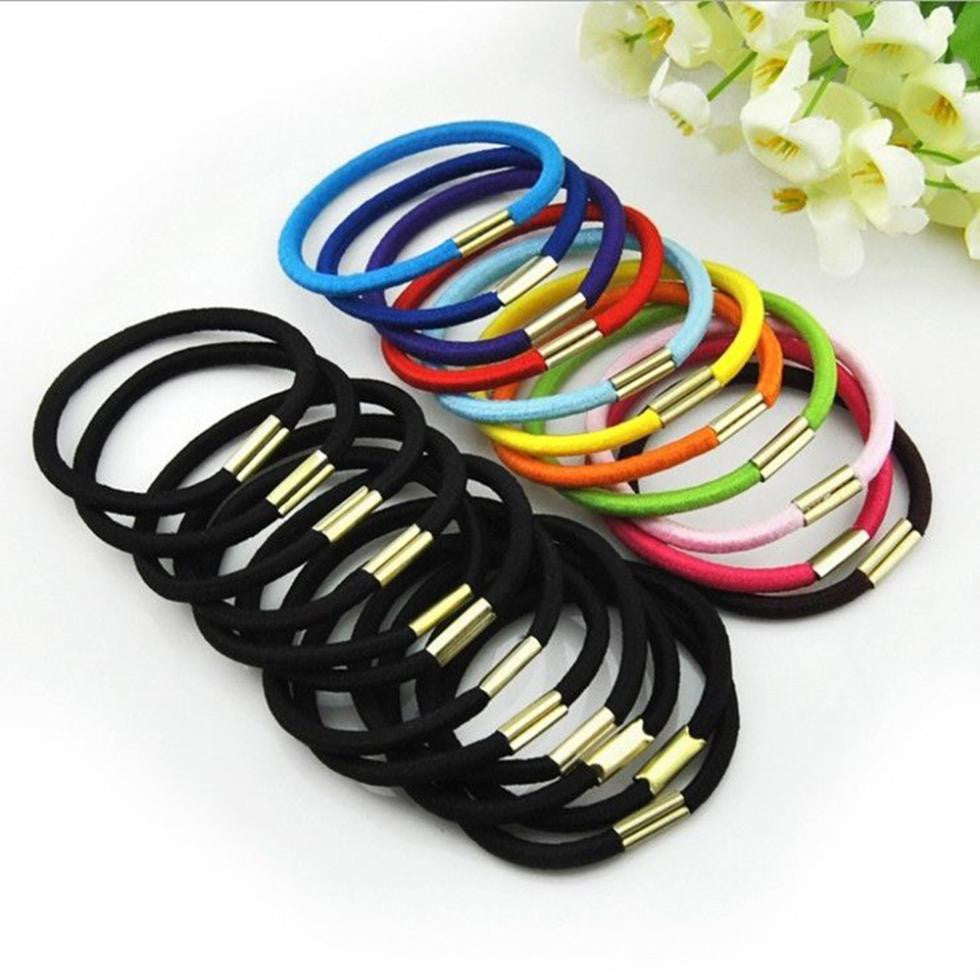 5/10/20pcss Baby Girls Unisex Elastic Hair Ties Band Rope Headband Ponytail Holder Bracelets Scrunch