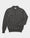 Our green merino wool Bard long-sleeved polo shirt - Front picture