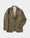 Our prince of wales shetland wool Barga single-breasted deconstructed jacket - Front picture