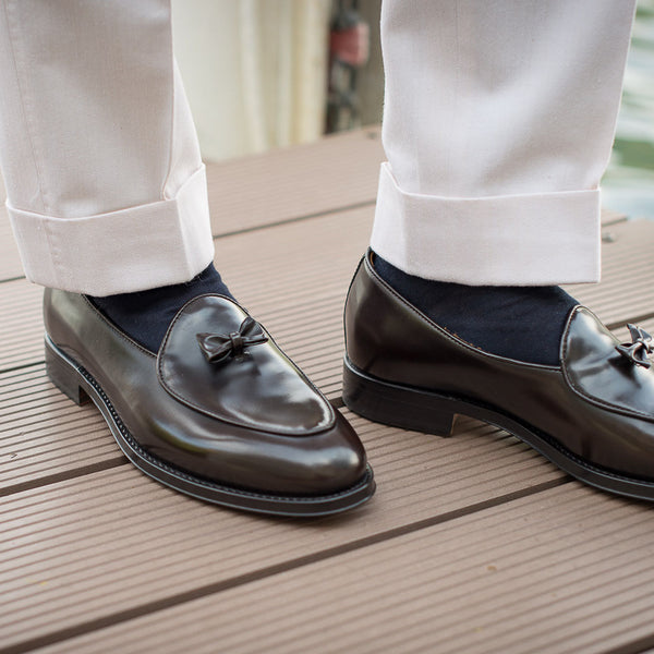 Men’s slip on dress Belgian Loafers | Velasca