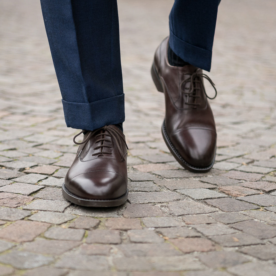 Men’s minimal & classic full-grain leather Oxfords | Velasca