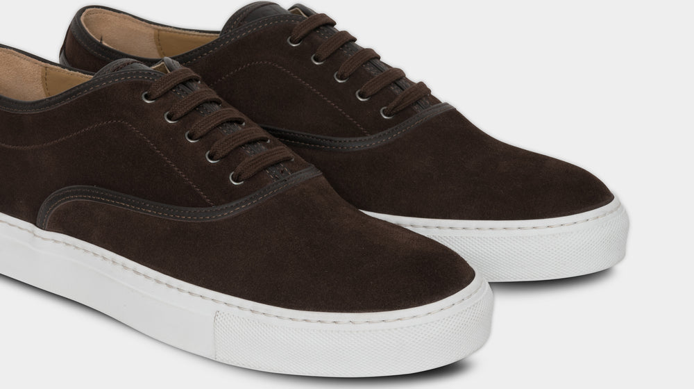 Men's suede leather sneakers | Velasca