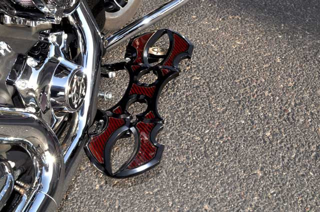 custom harley floorboards