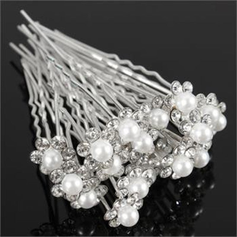 pearl flower hair accessories