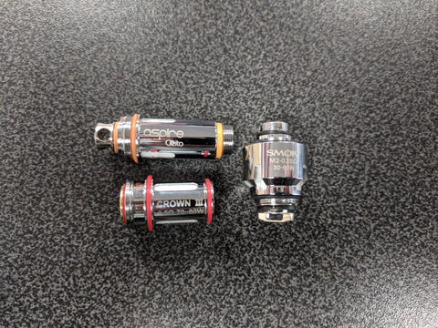Replaceable atomisers