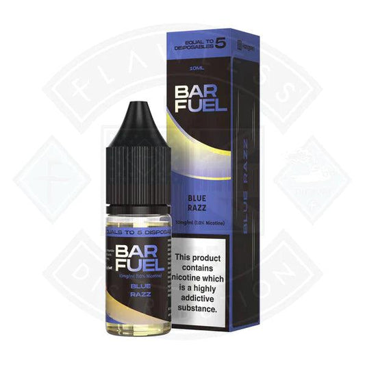 Bar Fuel by Hangsen- Blue Razz Ice Nic Salt 10ml - Flawless Vape Shop
