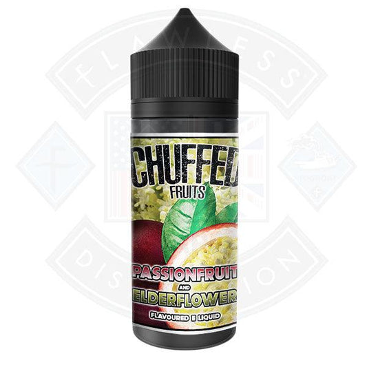 Chuffed Fruits - Passionfruit and Elderflower 0mg 100ml Shortfill E-Liquid - Flawless Vape Shop