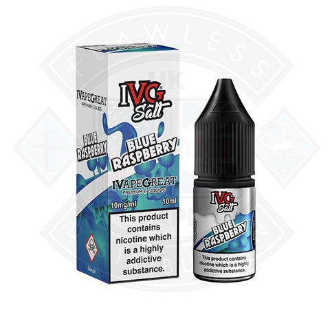 I VG Salt Blue Raspberry 10mg 10ml TPD Compliant e-liquid - Flawless Vape Shop