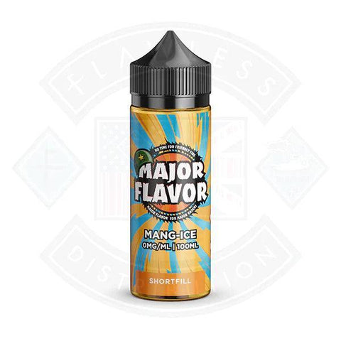 Major Flavor Mang Ice 0mg 100ml Shortfill - Flawless Vape Shop