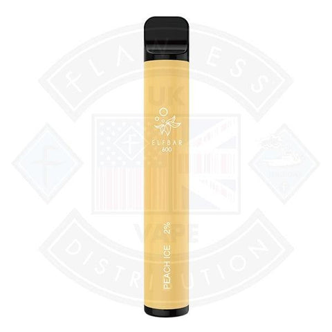 Peach Ice Elf Bar Disposable Vape - Flawless Vape Shop