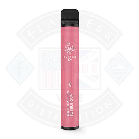 Watermelon Bubblegum Elf Bar Disposable Vape - Flawless Vape Shop