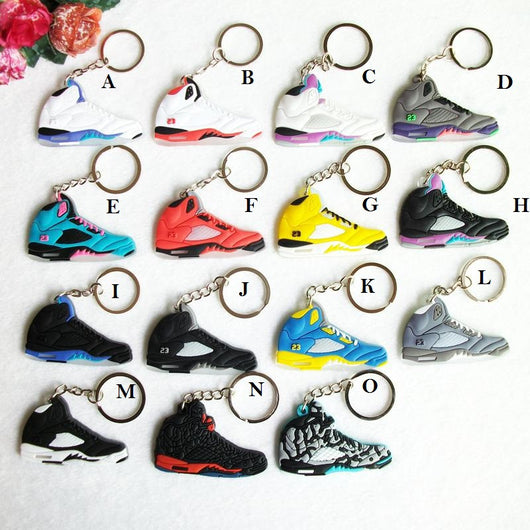 3D Printed Nike Air Jordan 5 Key Chains 