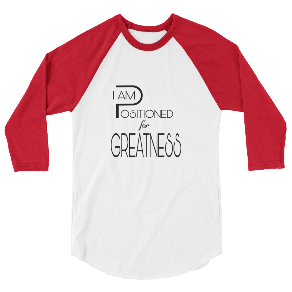 Positioned for Greatness Men/Unisex Baseball Tees - Be Ye AWARE Clothing