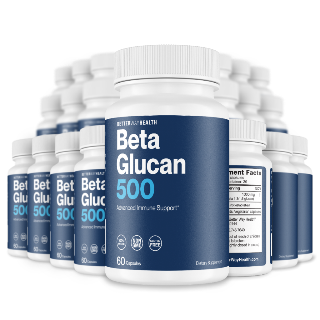 An image of Beta Glucan 500 60 Capsules.