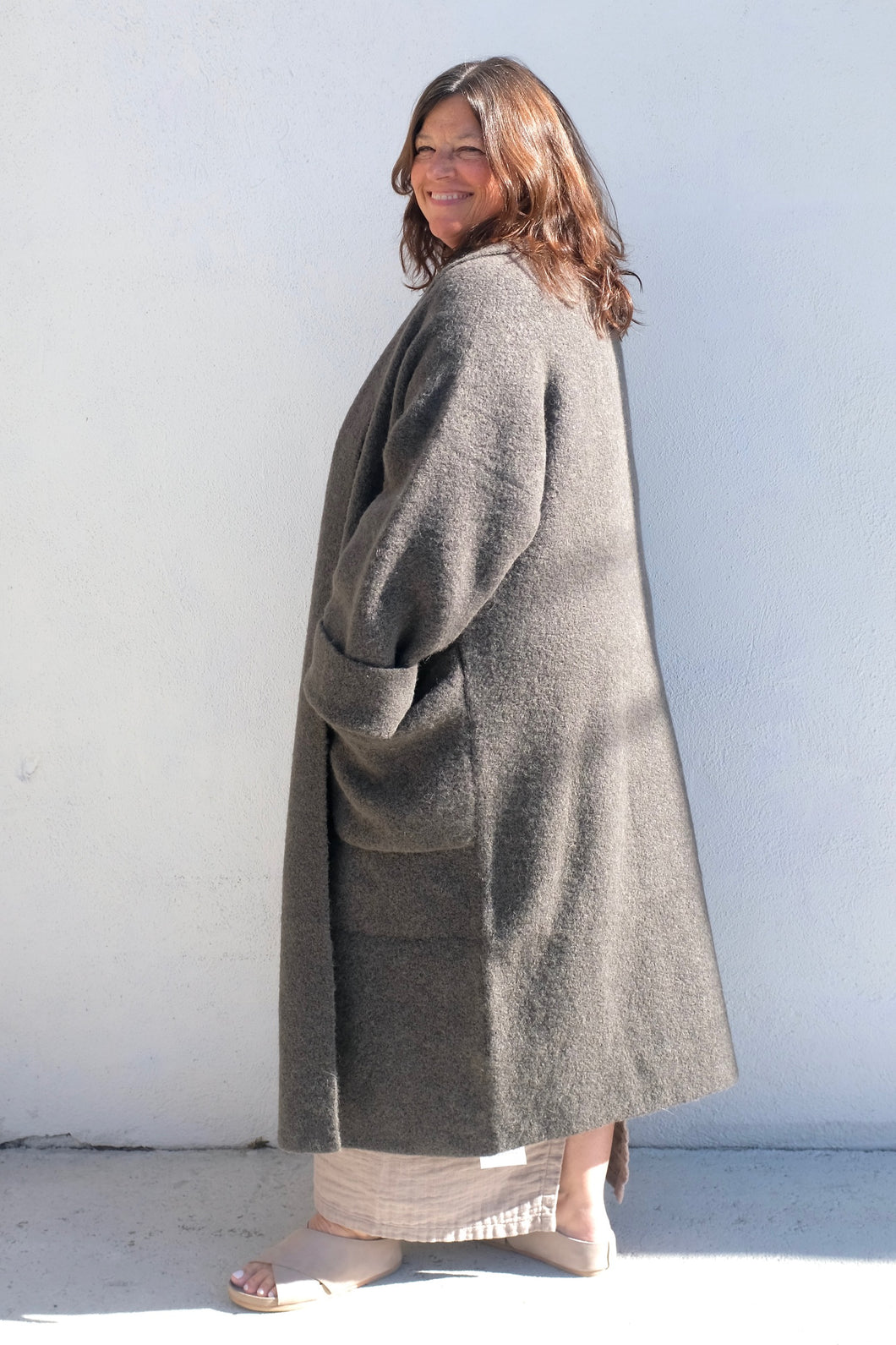 Double Face Long Coat / Loden – ad hoc penticton