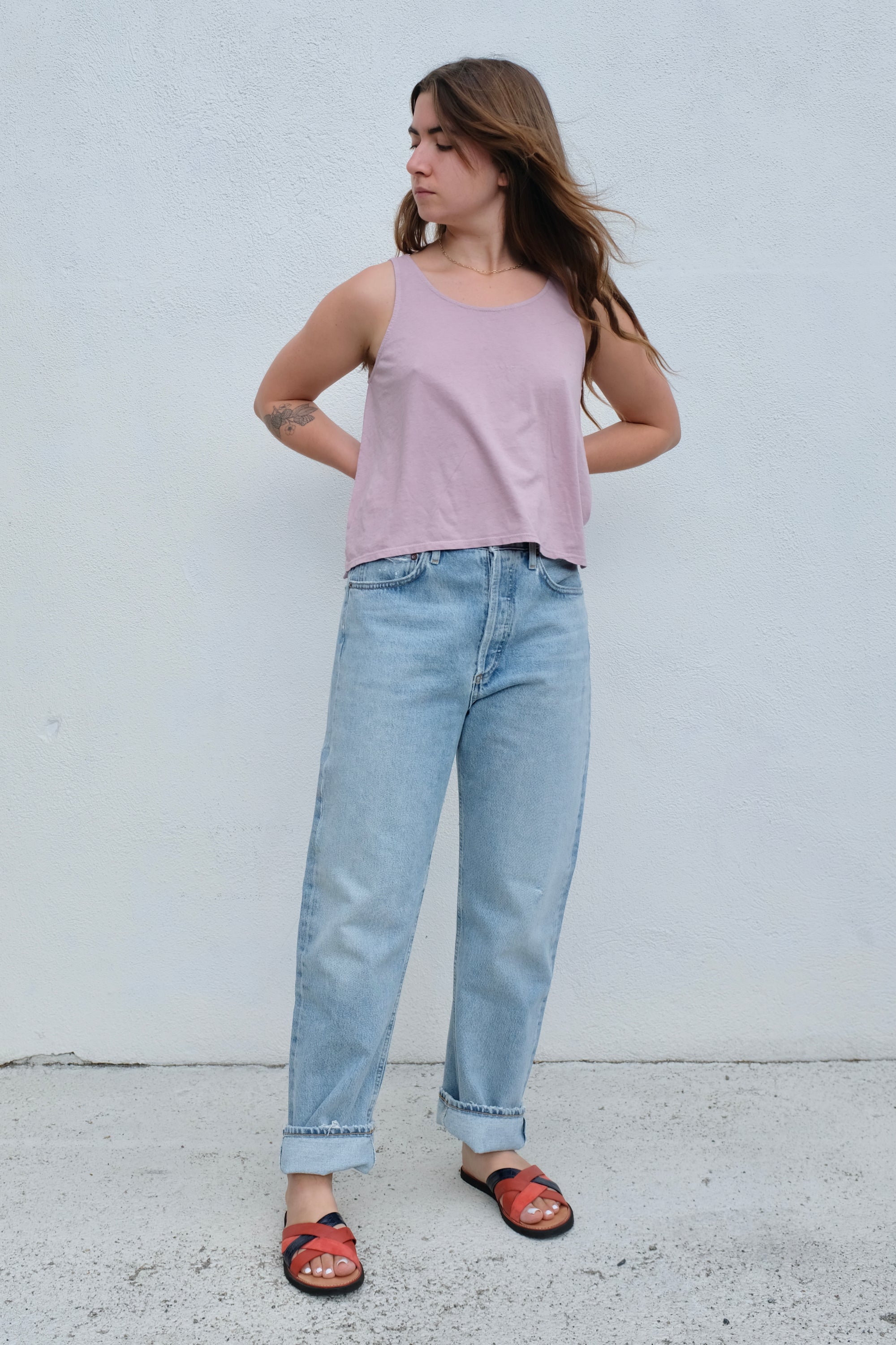 Cropped Tank / Misty Lilac – ad hoc penticton