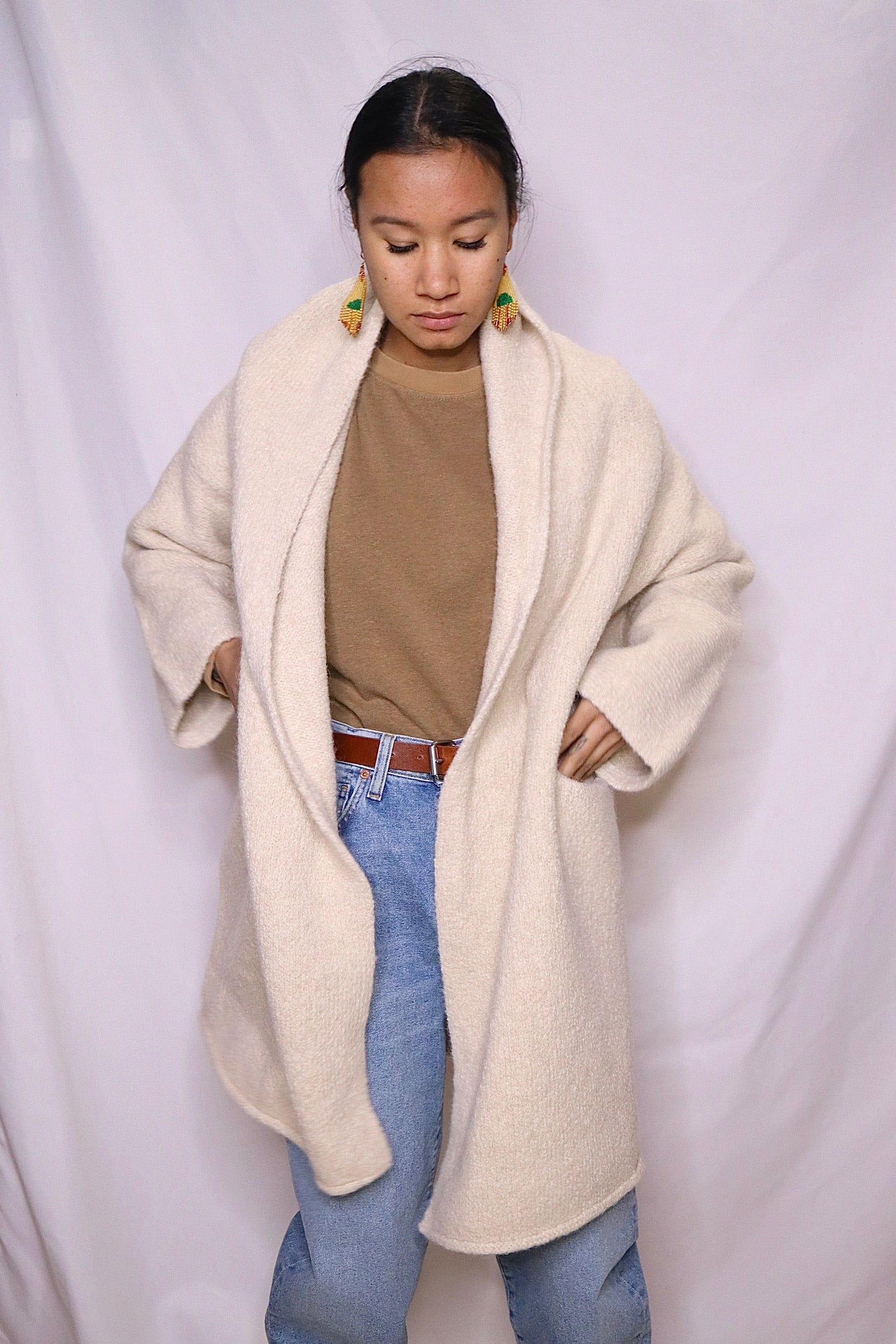 Lauren Manoogian Double Face Coat in Pebble at General Store