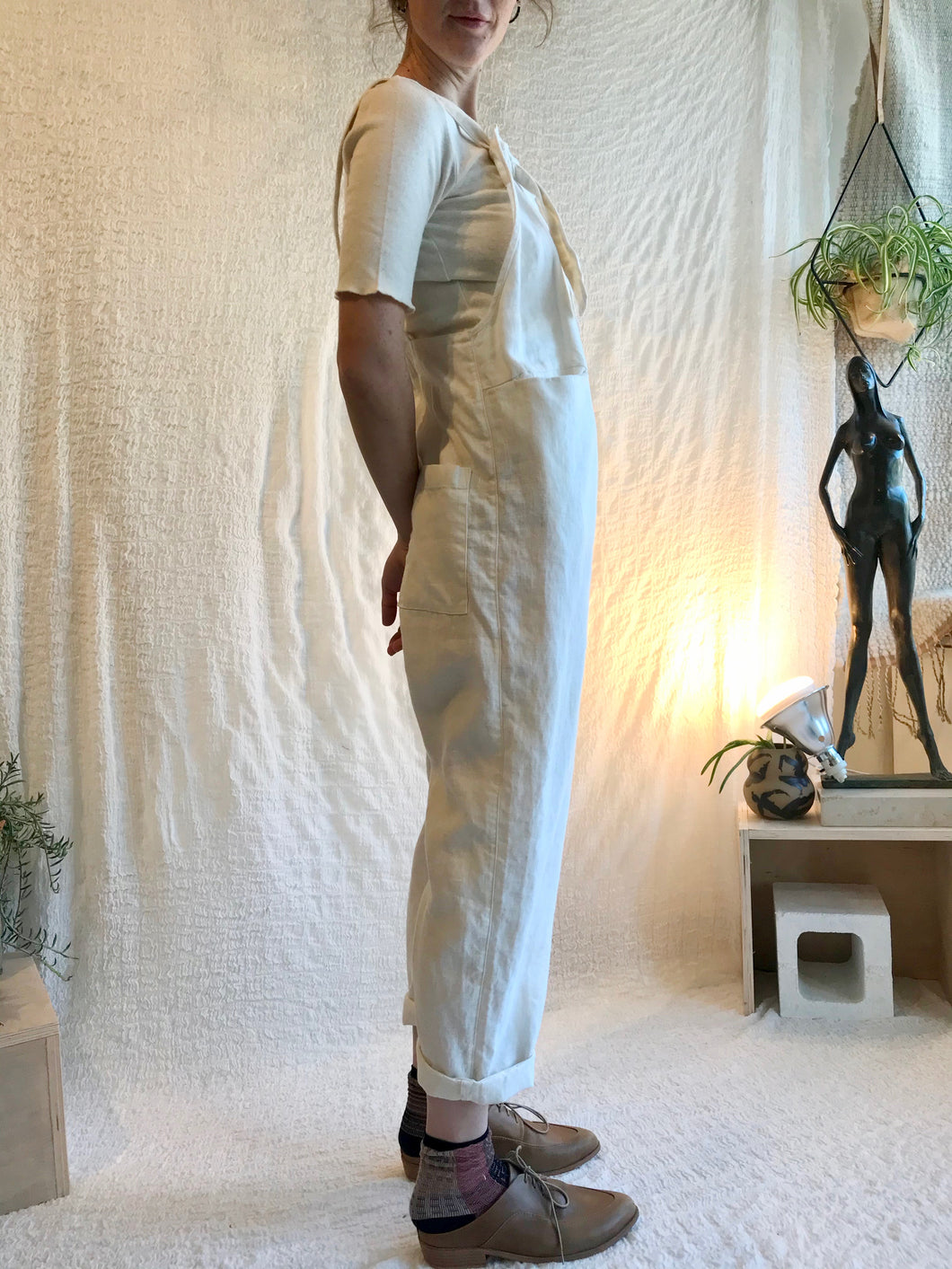 beaton linen overalls