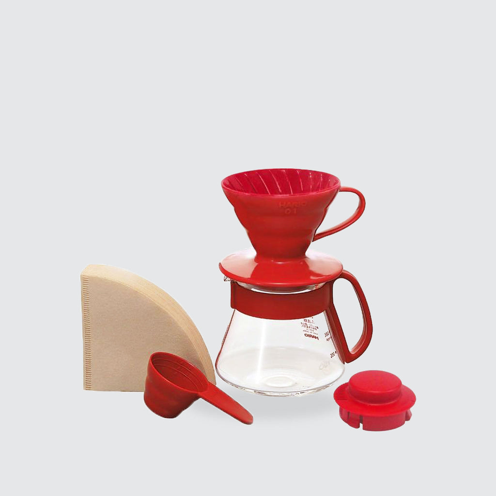 Hario Mizudashi Cold Brew Coffee Pot 600 ml. Red