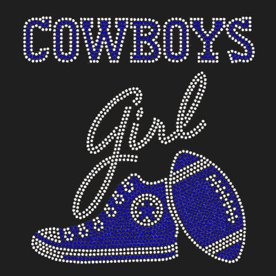 Dallas Cowboys Heart Rhinestone Bling Design – PMG Angel Creations