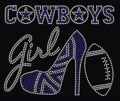 Economic & Shiny Dallas Cowboys Rhinestone Transfer for