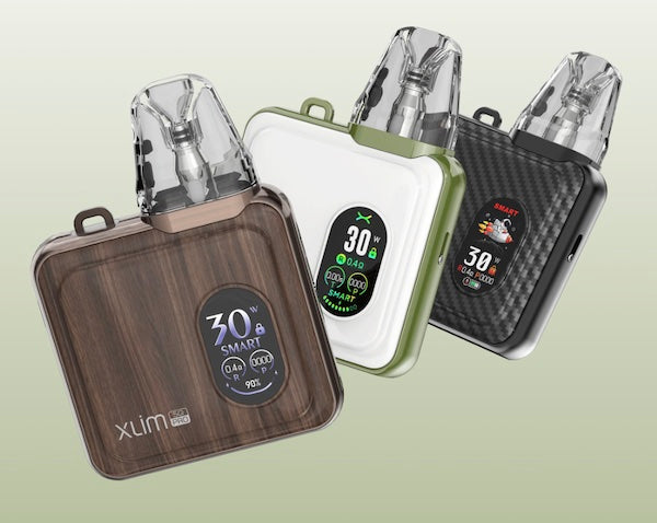 The Oxva Xlim Pro SQ is one of the world's smallest vaping devices with a screen.