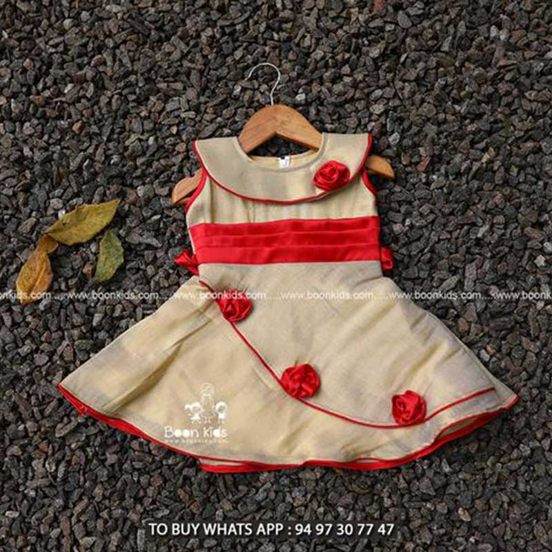 red frock for kids