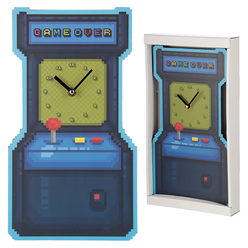 Fun Retro Arcade Game Shaped Wall Clock Look4ward Store