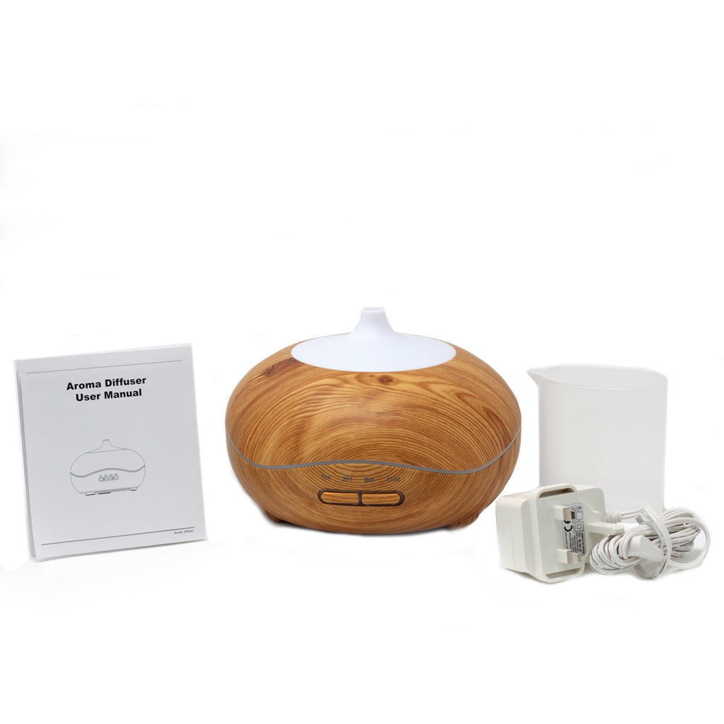 Wooden Dome Wave Aroma Oil Diffuser - Look4ward Store