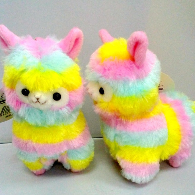 rainbow alpaca toy